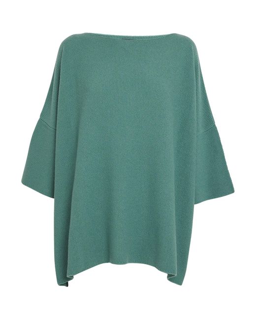 Eskandar Green Cotton Tunic Top