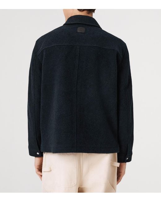 AllSaints Blue Cayson Jacket for men