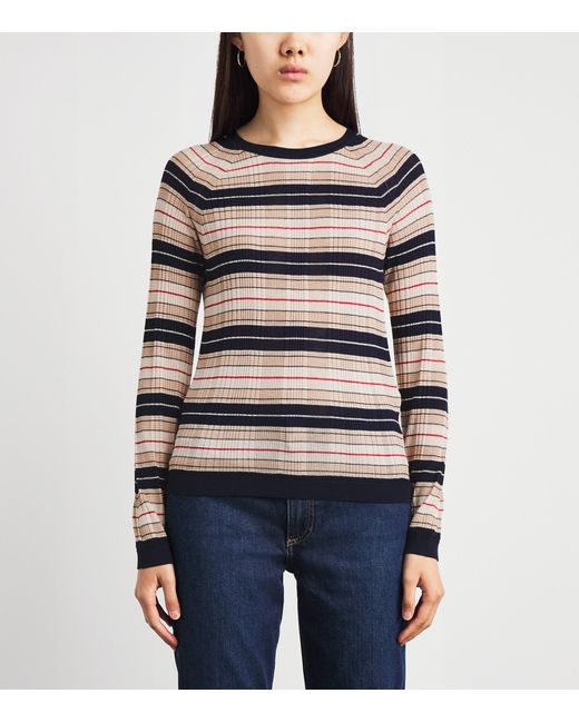Rag & Bone Blue Crew-Neck Teresa Sweater