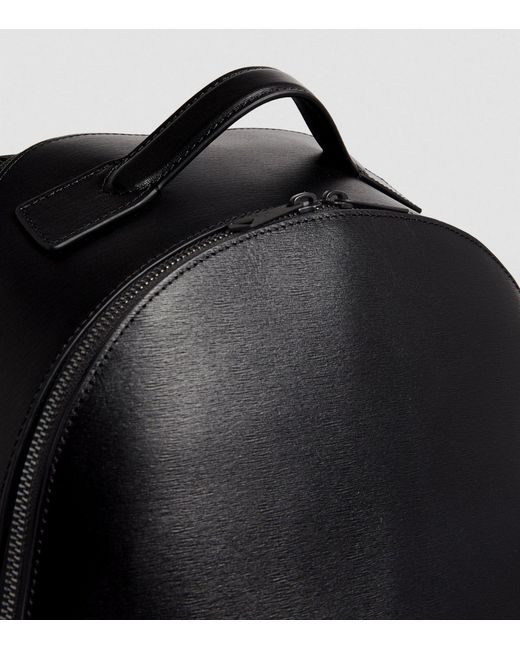 Paul Smith Black Leather Backpack for men