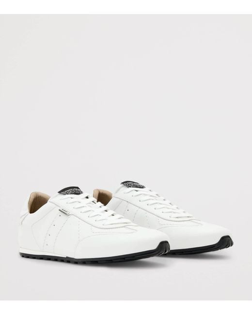AllSaints White Leather Liam Sneakers for men