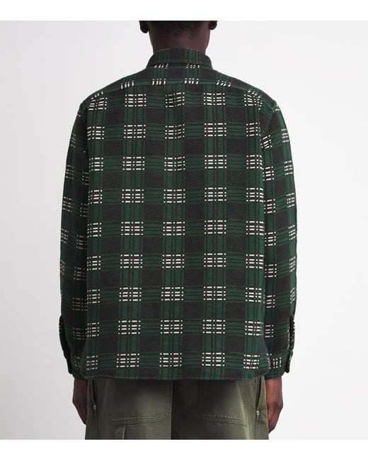Polo Ralph Lauren Green Cotton Check Flannel Overshirt for men