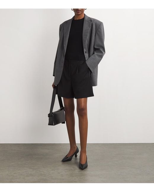 Weekend by Maxmara Gray Leather Renza Pumps 65