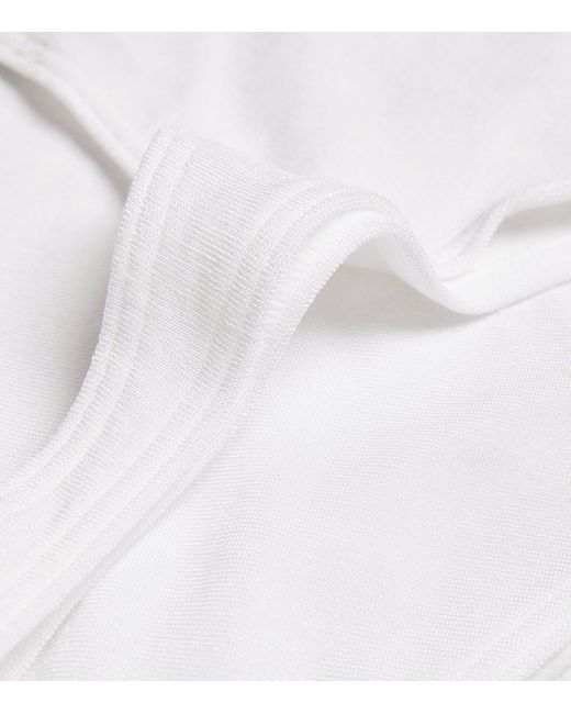 Wolford White Cotton-Blend Jamaika Bodysuit