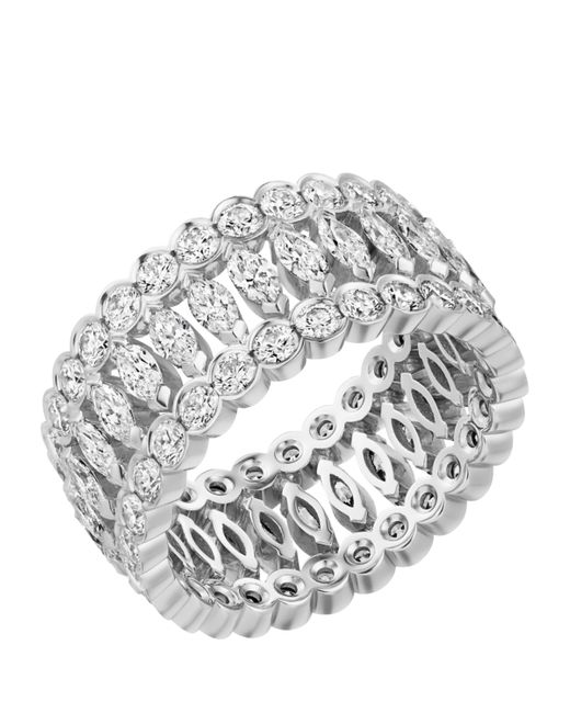 Cartier Metallic And Diamond Broderie De Ring