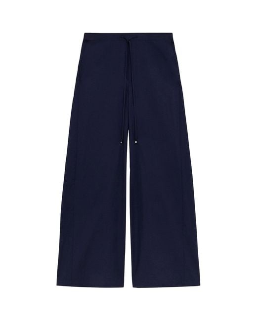 Loewe Blue X Paula's Ibiza Cotton Satin Drawstring Trousers for men