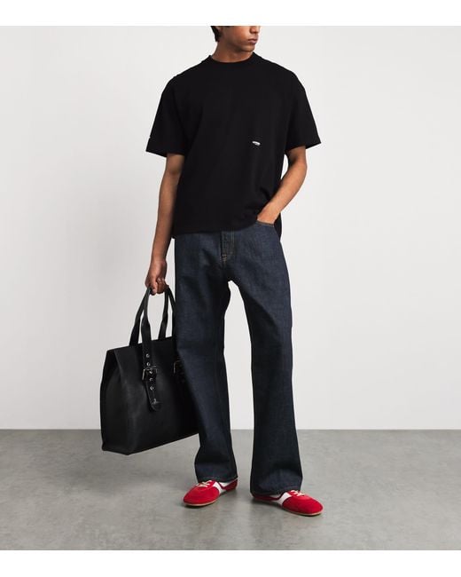 Represent Black Cotton Micro Owners Club T-Shirt for men
