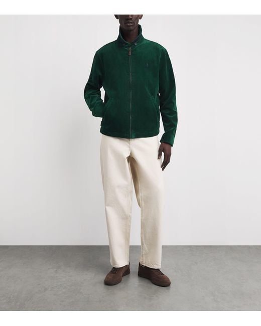 Polo Ralph Lauren Green Cotton Corduroy Wynton Jacket for men