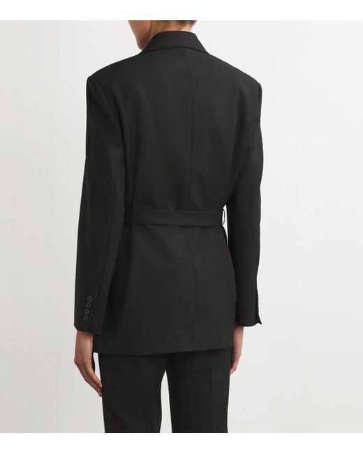 Maje Black Chain-Detail Blazer