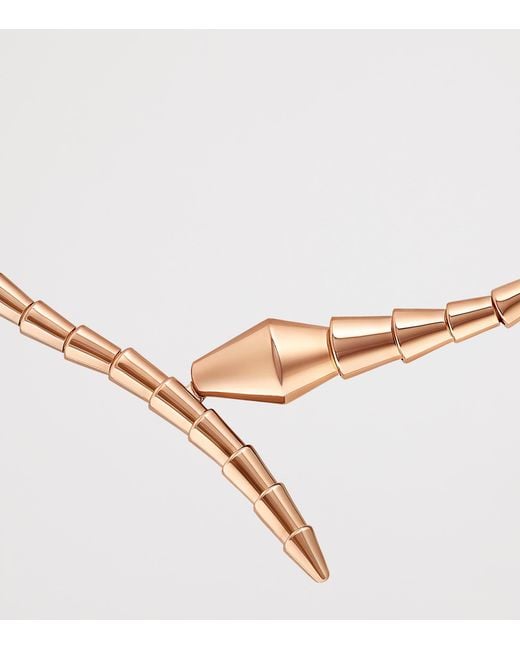 BVLGARI Metallic Serpenti Viper Necklace