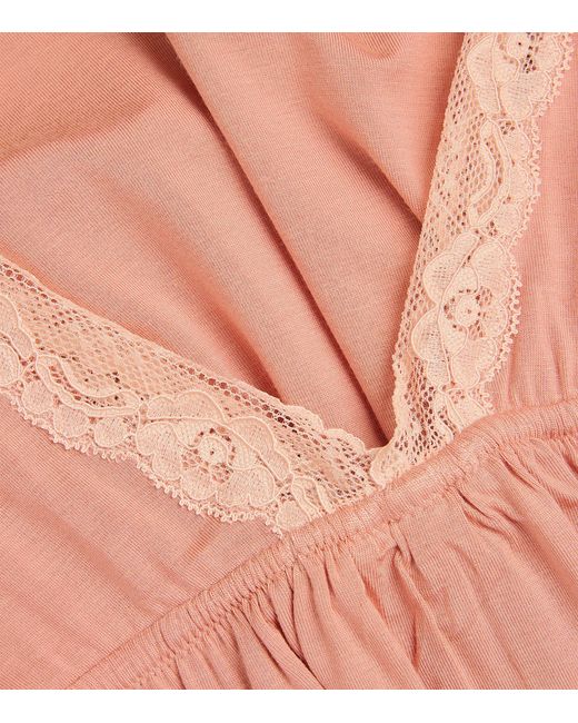 Eberjey Pink Flora Pyjama Set