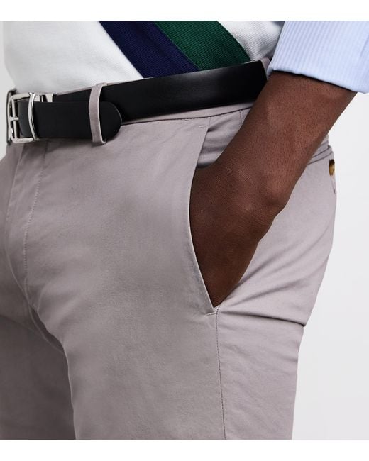Polo Ralph Lauren Gray Stretch-Cotton Slim Chinos for men