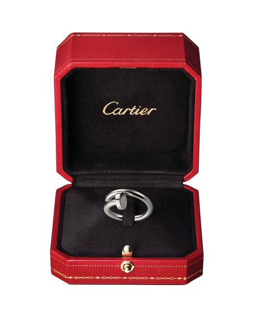 Cartier Metallic White Gold Juste Un Clou Ring