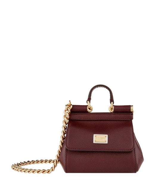 Dolce & Gabbana Multicolor Mini Leather Sicily Bag