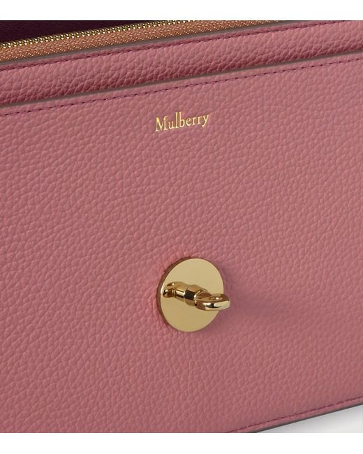 Mulberry Pink Small Darley Clutch Bag