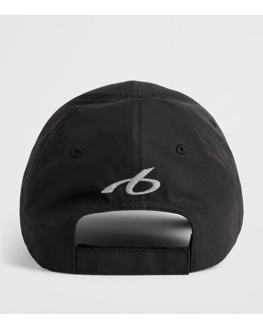 Balenciaga Black Logo Baseball Cap for men