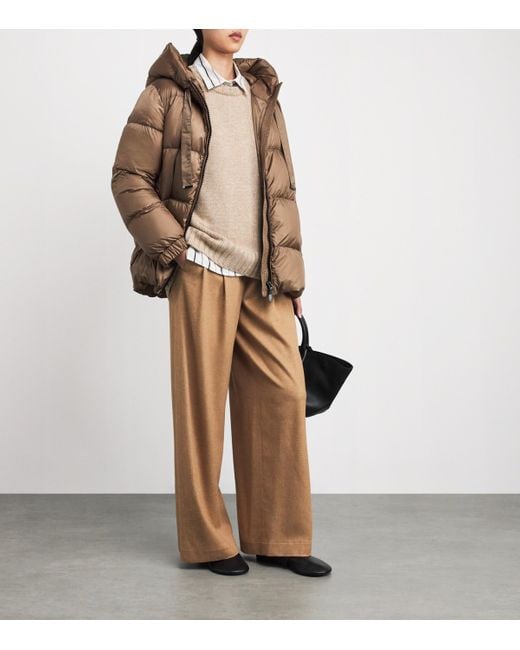Max Mara Brown The Cube Quilted Jacket