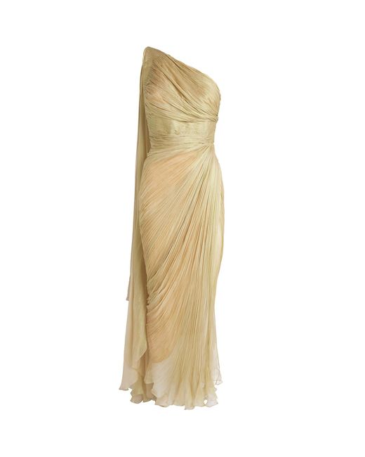 Maria Lucia Hohan Metallic Tulle Asymmetric Florencia Gown