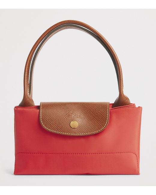 Longchamp Red Medium Le Pliage Original Handbag