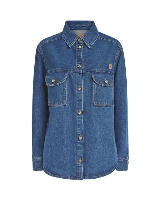 Blazé Milano Blue Nariida Berber Denim Shirt