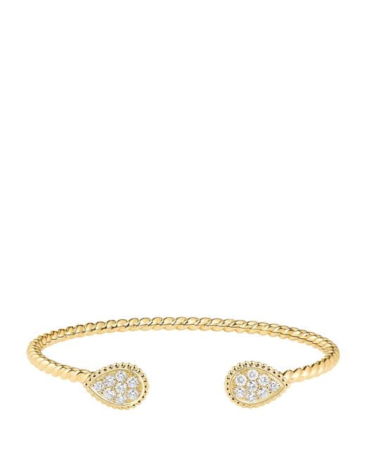 Boucheron Metallic Small And Diamond Serpent Bohème Motif Bracelet