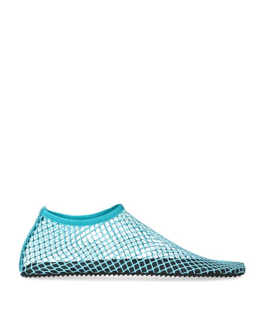 Christopher Esber Blue Mesh Water Ballet Flats