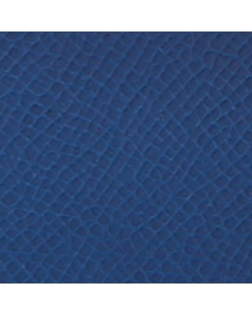 Santoni Blue Leather Ombré Bifold Wallet for men