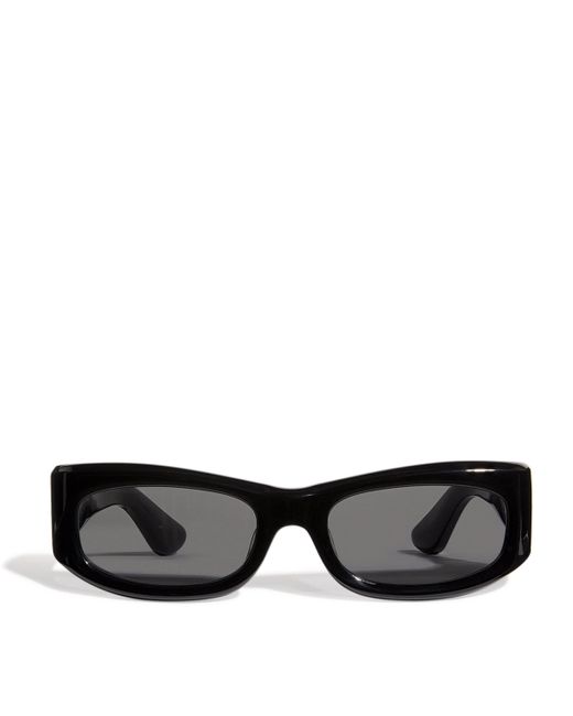 Port Tanger Black Acetate Saudade Sunglasses