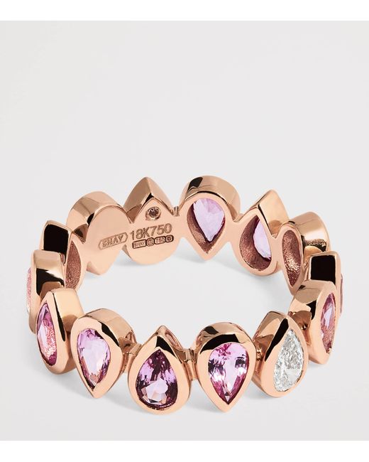 SHAY Pink And Sapphire Eternity Ring