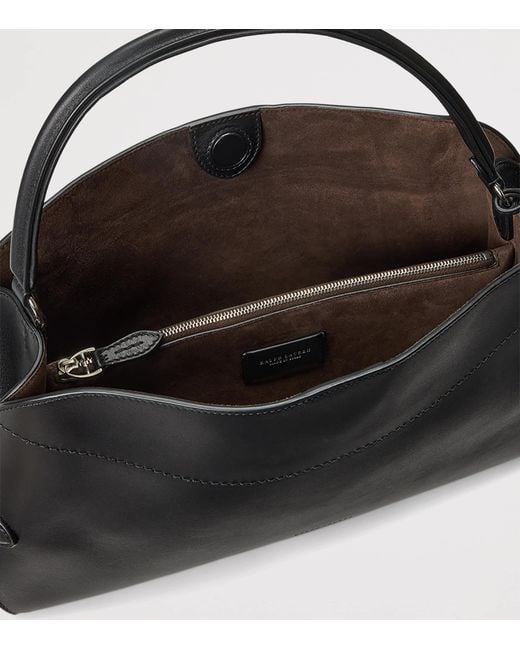 Ralph Lauren Black Leather Ralph Shoulder Bag