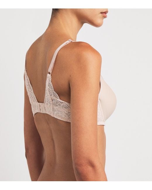 Aubade Natural Lace-Trim Rosessence T-Shirt Bra
