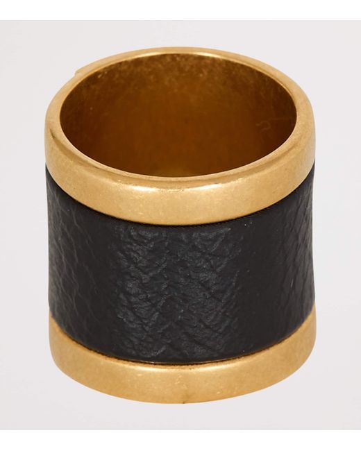 Balmain Black Tone Anthem Ring