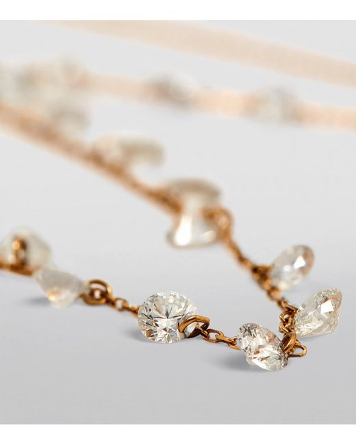 PERSÉE Metallic And Diamond Danaé Necklace