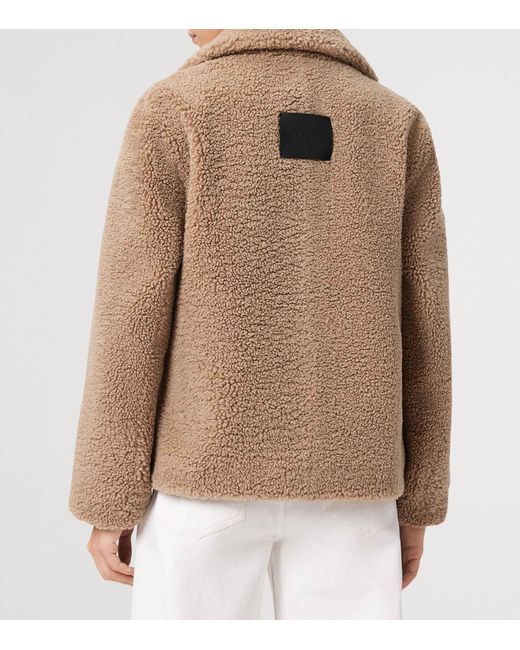 AllSaints Natural Eddy Teddy Jacket