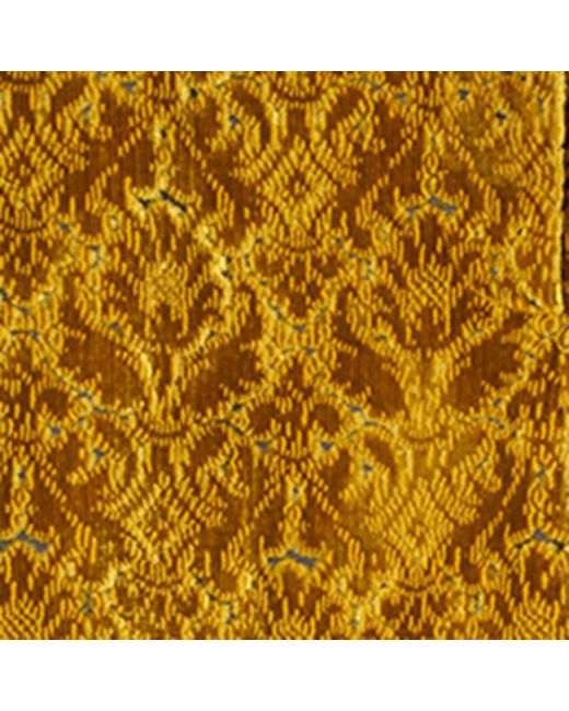 Burberry Yellow Baroque Velvet Tailored Trousers