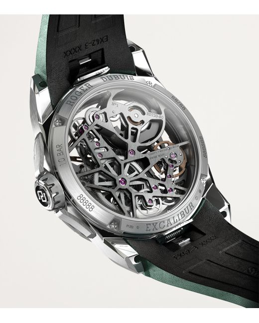Roger Dubuis Green Platinum Excalibur Monobalancier Watch for men