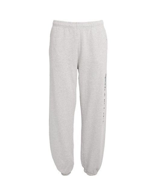 Sporty & Rich Gray Cotton-blend Starter Sweatpants