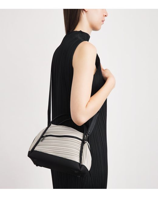 Pleats Please Issey Miyake Metallic Bias Pleats Top-Handle Bag
