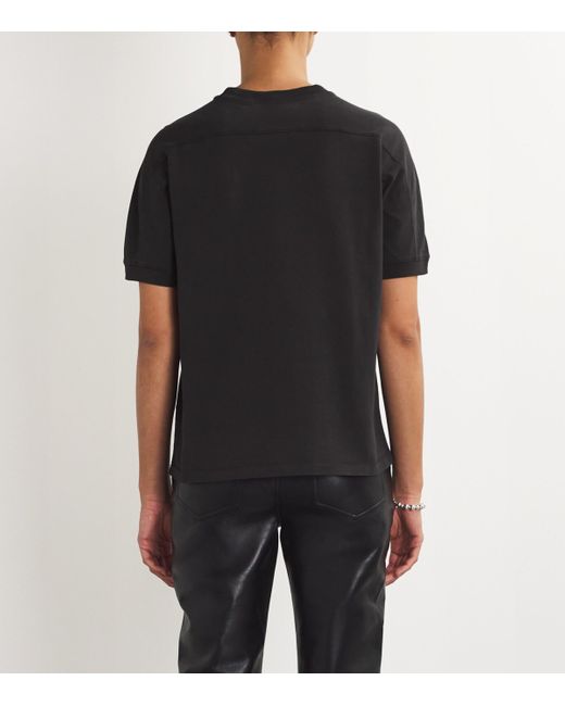 Anine Bing Black Cotton Jaylin Logo T-Shirt