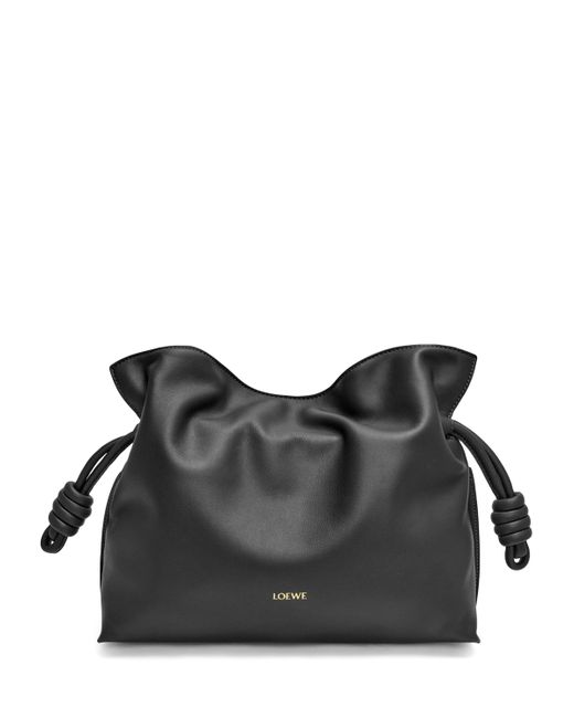 Loewe Black Elegant Pearl Clutch For The Fashion-Forward