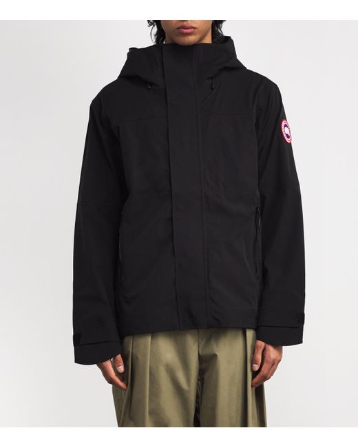 Canada Goose Black Waterproof Rupert Raincoat for men