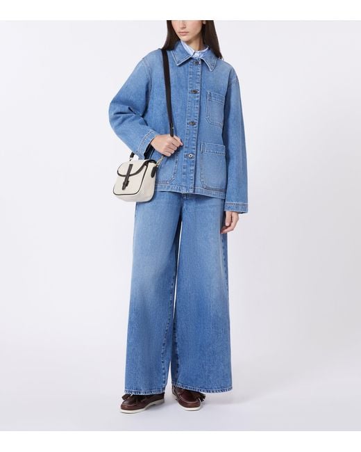 Weekend by Maxmara Blue Wide-Leg Jeans