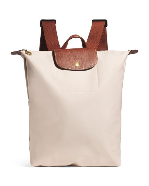Longchamp Brown Le Pliage Original Backpack