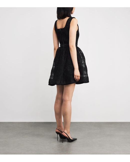 Maje Black Knitted Mini Dress