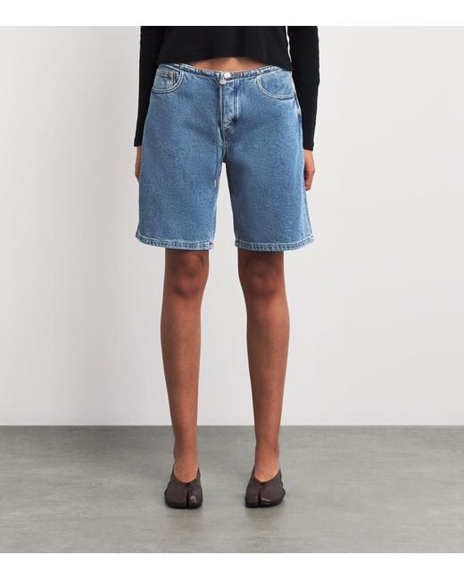 Still Here Blue Cool Denim Shorts