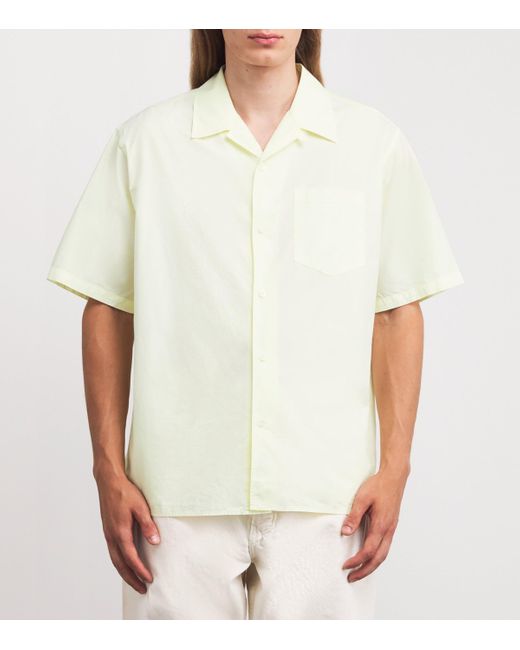 Norse Projects White Cotton-Blend Carsten Shirt for men