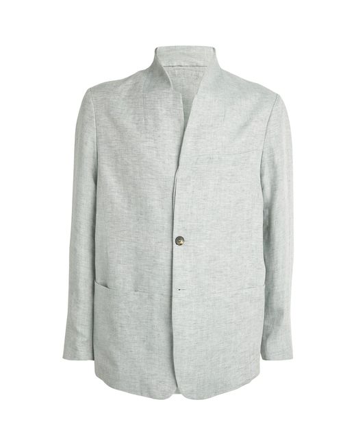 Sease Gray Linen Ellen 2.0 Blazer for men