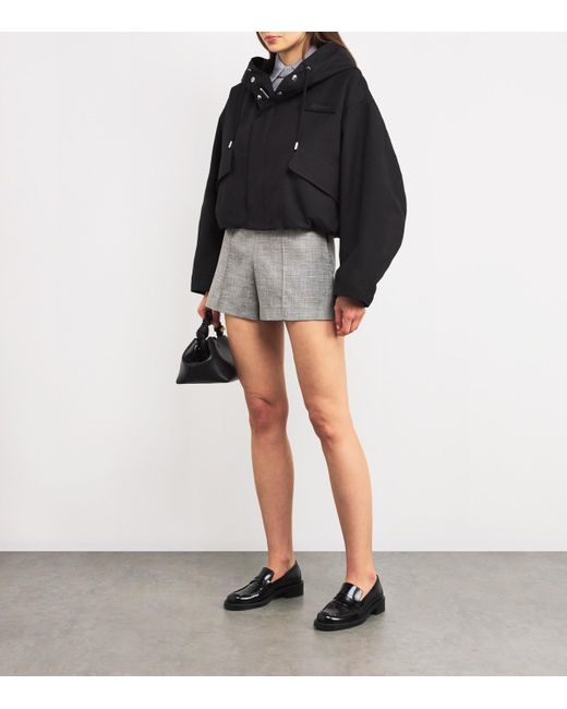 Maje Gray Tailored Shorts