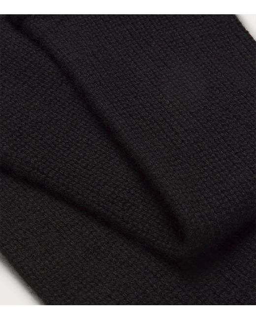 Max Mara Black Cashmere Gloves