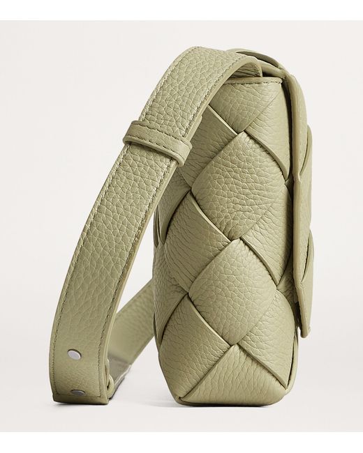 Bottega Veneta Metallic Small Leather Diago Cross-body Bag for men